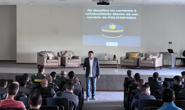Bate-papo com policiais da 8 Companhia Independente em Santa Teresa/ES
