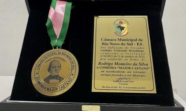 Comenda Major Caetano Rio Novo do Sul/ES – 22 de novembro 2023
